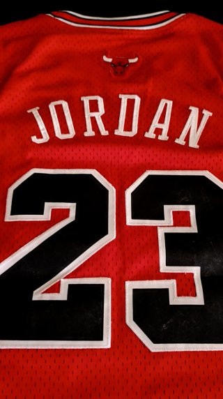 Camiseta NBA Bulls Jordan 23 Roja Talla M