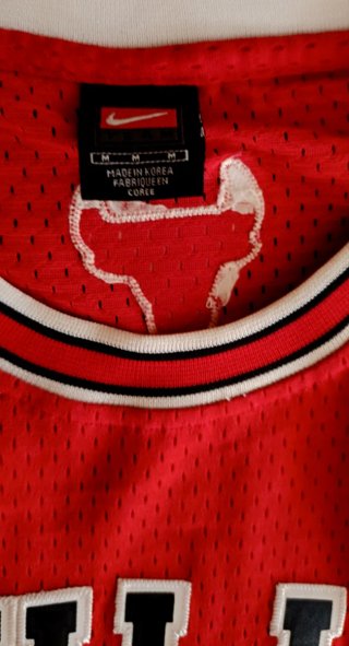 Camiseta NBA Bulls Jordan 23 Roja Talla M