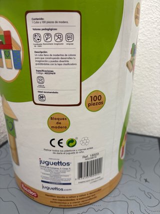 Bloques de Madera Juguettos (100 Piezas)
