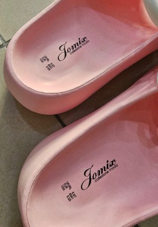 Ciabatte Fomix Rosa Rialzate Decorate