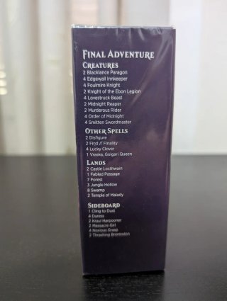 Magic mtg Final Adventure Sellado (Challenger deck