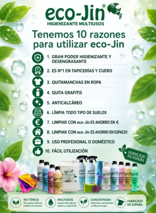 Eco-Jin Higienizante Multiusos con Difusor