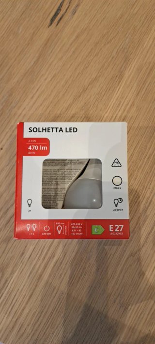 Lámpara de pie Ikea negra