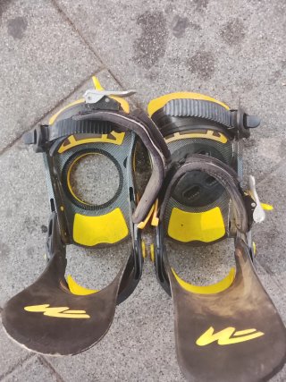 Fijaciones Snowboard Nidecker Carbón 860