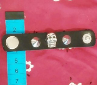 Anillo unisex de pañuelo de cuello Gothic Skull