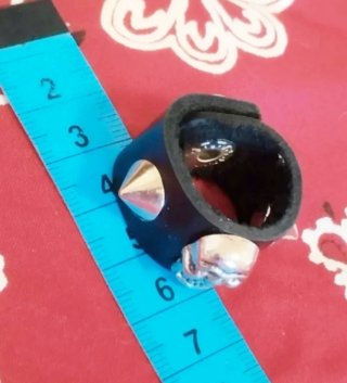 Anillo unisex de pañuelo de cuello Gothic Skull