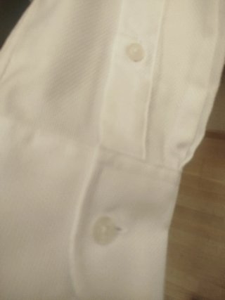 Camisa Zara Blanca Manga Larga
