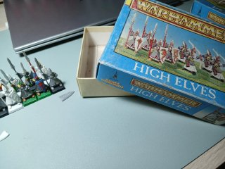 Lanceros Altos Elfos Warhammer
