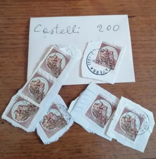 Scatola francobolli con scrigno