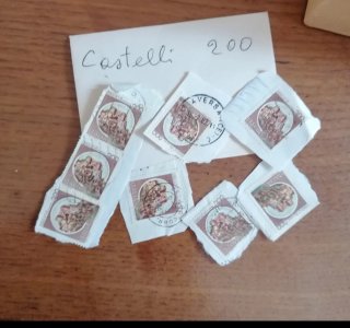 Scatola francobolli con scrigno
