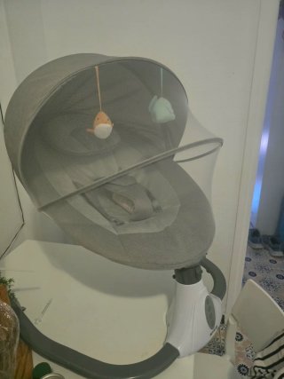 Hamaca para bebé con dosel y mosquitera