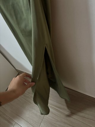 Vestido verde Shein largo talla S