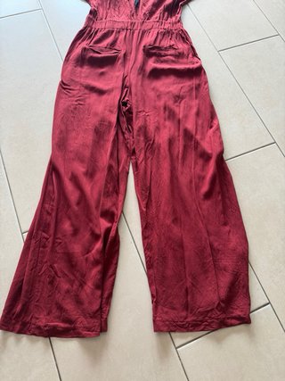 Mono rojo ancho Pull&Bear