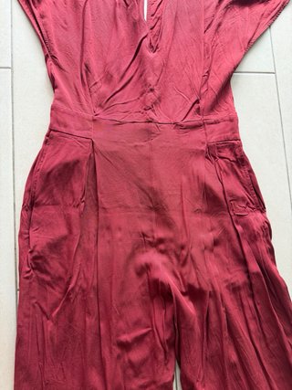 Mono rojo ancho Pull&Bear