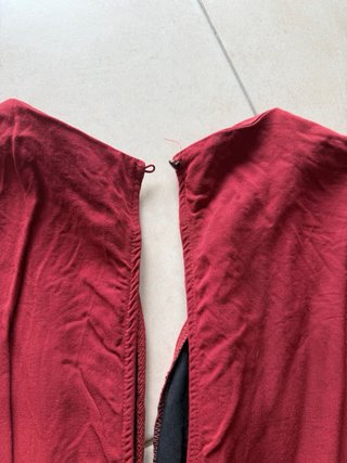 Mono rojo ancho Pull&Bear