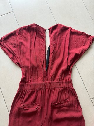 Mono rojo ancho Pull&Bear