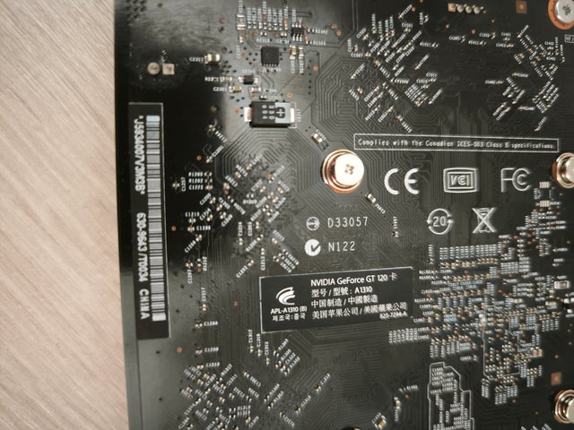 GRAFICA NVIDIA GeForce GT 120 (Mac Pro 5.1)