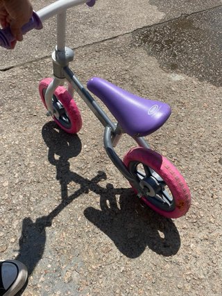 Bici sin pedales Funbee morada y rosa