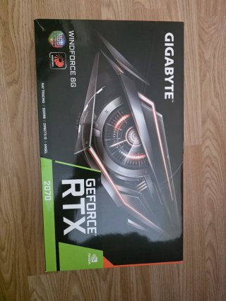 Tarjeta Gráfica Gigabyte RTX 2070 Windforce 8G