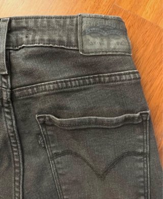 Pantalones Levi's Vaqueros Negros Talla 28/30
