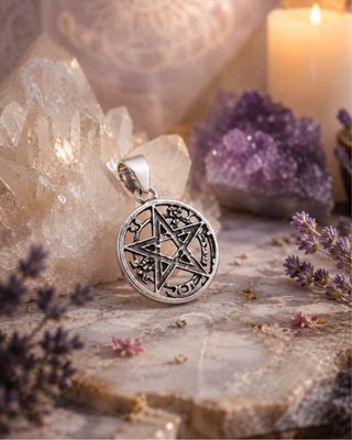 Colgante Tetragramaton Plata de primera ley 925