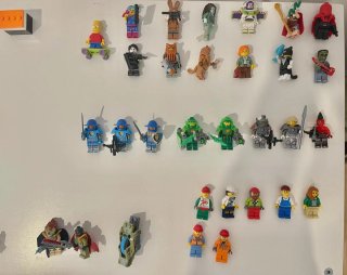LEGO piezas clasificadas 5,170 Kg + Minifiguras