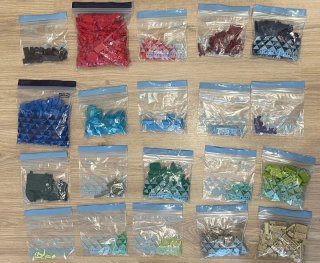 LEGO piezas clasificadas 5,170 Kg + Minifiguras