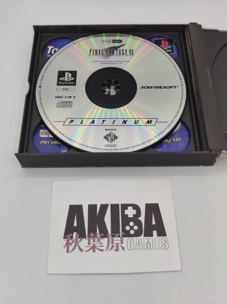 Final Fantasy VII Platinum PAL - PS1
