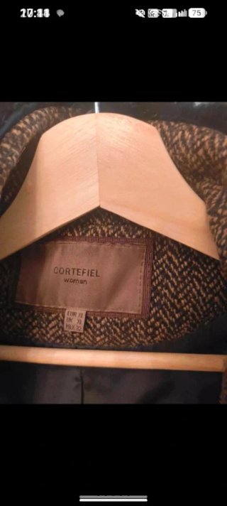 Abrigo Cortefiel Marrón