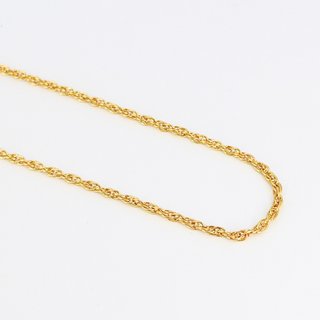 Cadena Singapur de oro de 18k, 3.67 g, 51.5 cm.