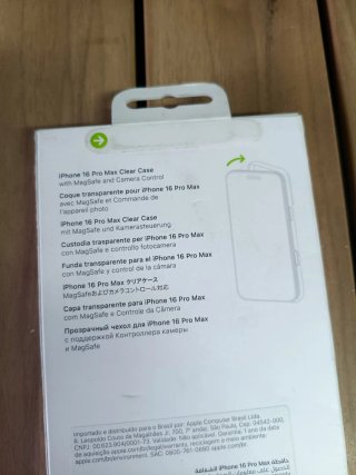 iPhone 16 Pro Max Funda transparente con MagSafe