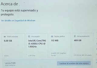T440 | i5 | 8GB RAM | 512GB SSD | W10 Pro | 4G LTE