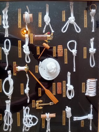Cuadro Nudos Marineros Madera