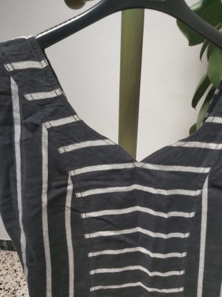Vestido Verano Rayas Blanco y Negro