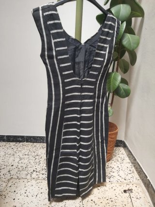 Vestido Verano Rayas Blanco y Negro