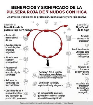 Pulsera 7 nudos higa plata 925