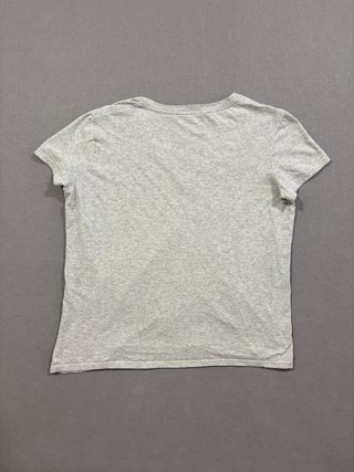 Camiseta Lacoste pico gris mujer talla 44 L