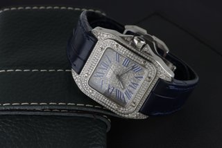 Cartier Santos 100 Diamantado 2878 33mm