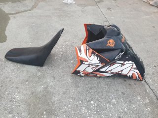 Depósito KTM SM950 Negro/Naranja