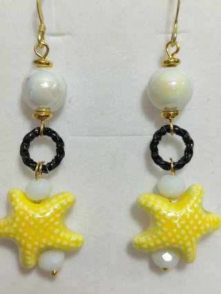 Orecchini con stelle marine