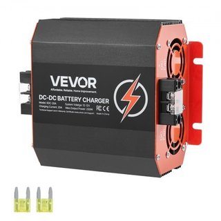 12V 20A DC to DC Battery Charger, 250W, On-Board Battery