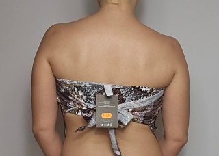Top estilo pañuelo bandeau