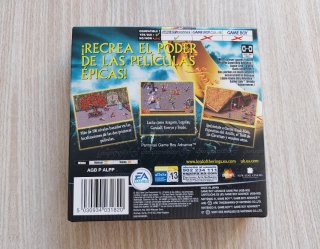 EL SEÑOR DE LOS ANILLOS LAS DOS TORRES GAME BOY