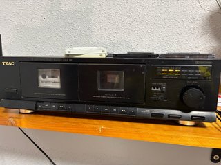 Reproductor Cassette Doble TEAC W410 Negro