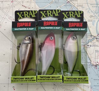 Lote 3 Rapala X-Rap Twitchin' Mullet  178