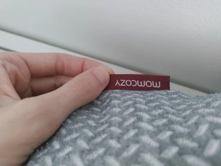Almohada Momcozy Embarazo Lactancia Gris