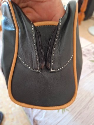 Cartera Loewe Negra y Marrón