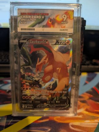Charizard V 2022 Brilliant Stars #154 PSA 9