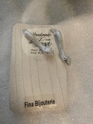 Pendientes grandes Serpiente Fina Bijouterie NUEVO
