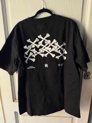 Camiseta Amiri Hollywood CA Negra Talla XL